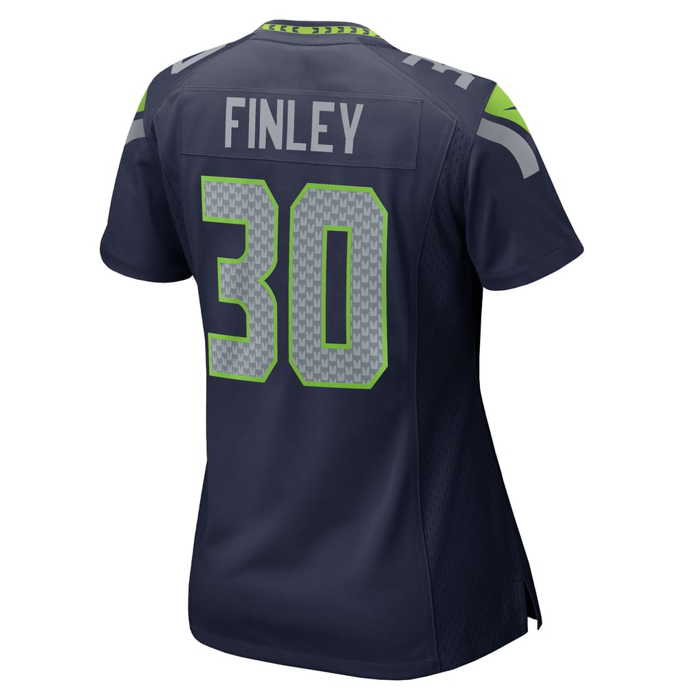 Women's Seattle Seahawks AJ Finley Nike  College Navy Team Game Jersey - Image 4