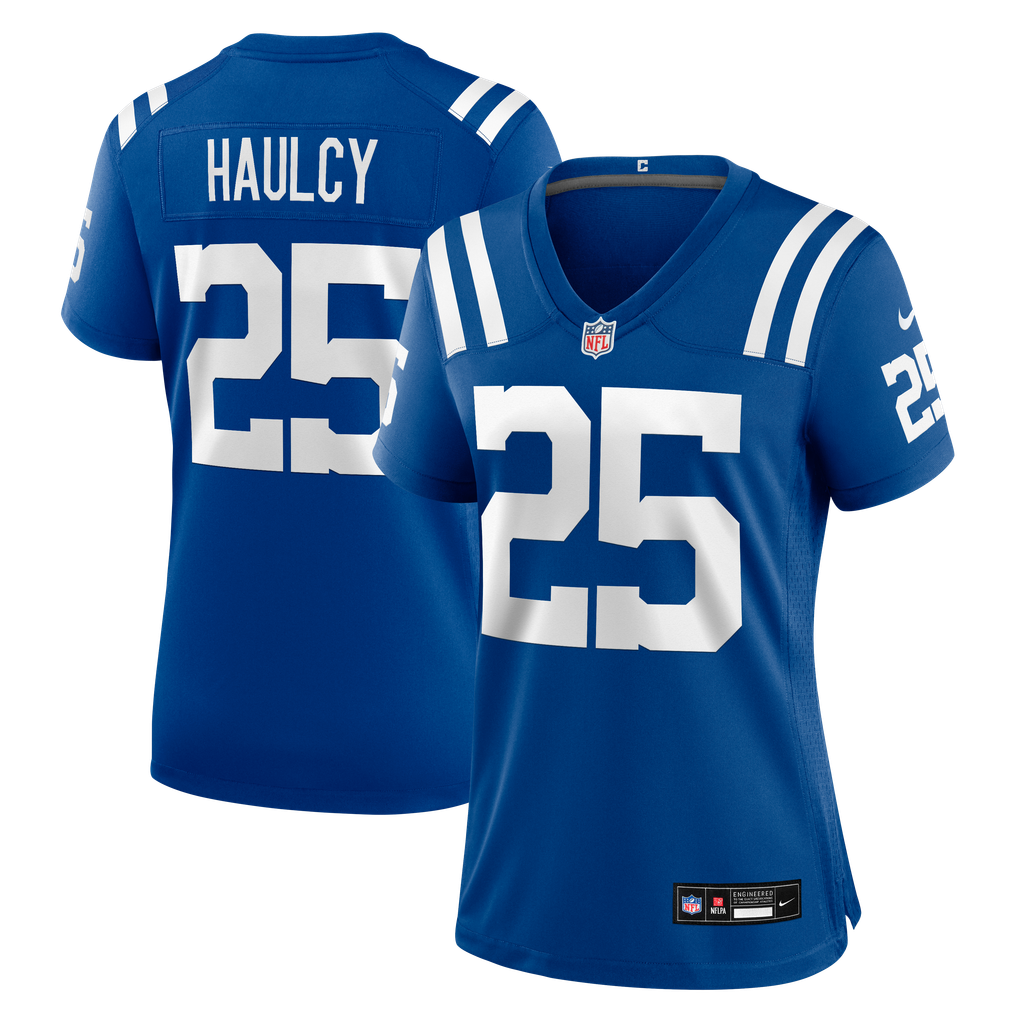 Women's Indianapolis Colts A.J. Haulcy Nike Royal Team Game Jersey - Image 2