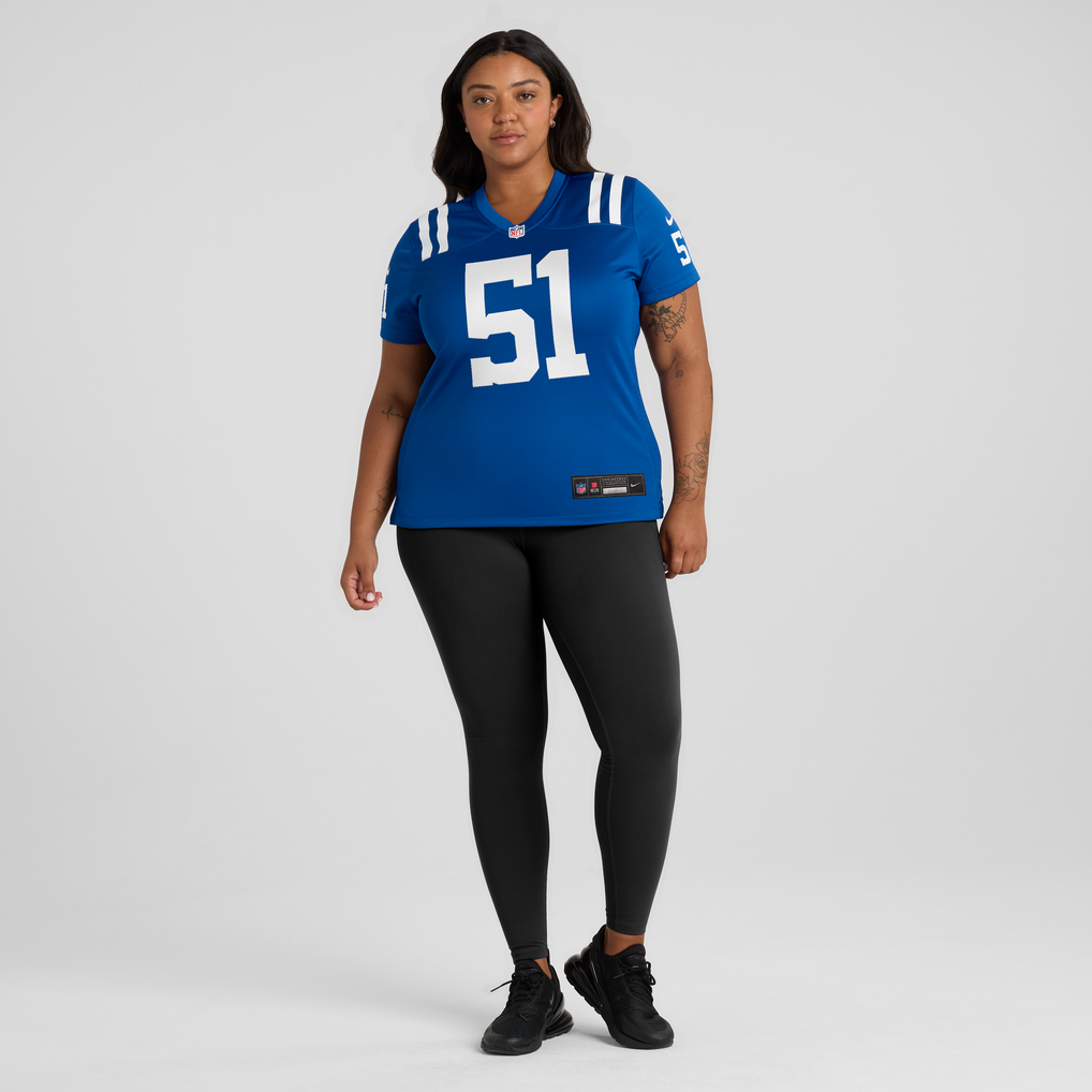 Women's Indianapolis Colts Akeem Davis-Gaither Nike Royal Team Game Jersey - Image 5