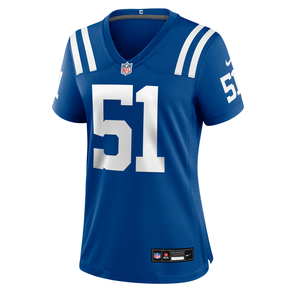 Women's Indianapolis Colts Akeem Davis-Gaither Nike Royal Team Game Jersey - Image 7