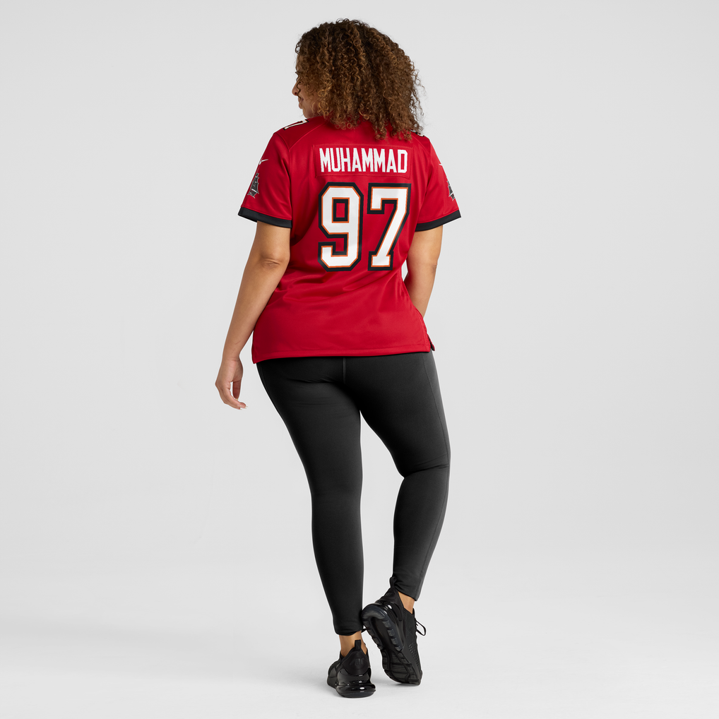 Women's Tampa Bay Buccaneers Al-Quadin Muhammad Nike Red Team Game Jersey - Image 6
