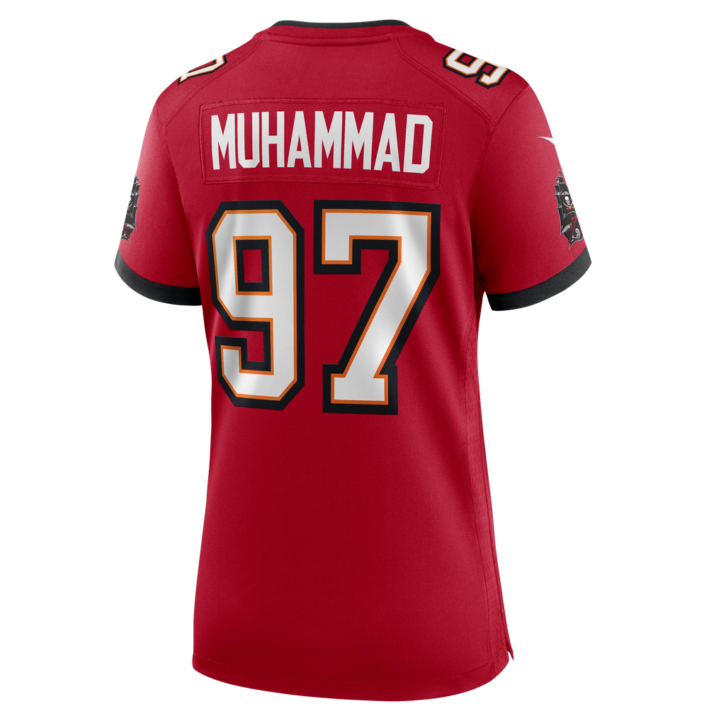 Women's Tampa Bay Buccaneers Al-Quadin Muhammad Nike Red Team Game Jersey - Image 8