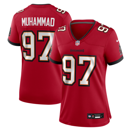 Women's Tampa Bay Buccaneers Al-Quadin Muhammad Nike Red Team Game Jersey - Image 1