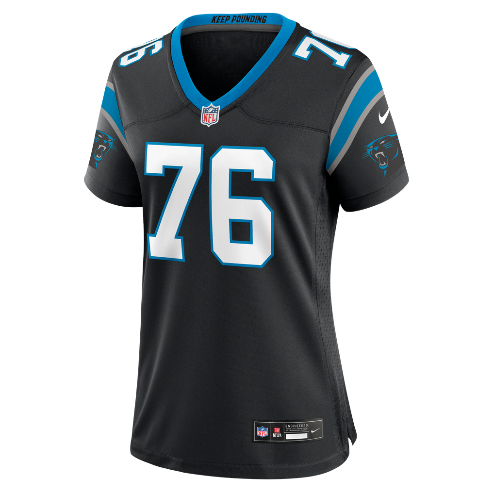 Women's Carolina Panthers Albert Reese IV Nike Black Team Game Jersey - Image 7