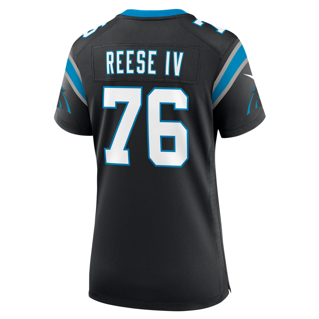 Women's Carolina Panthers Albert Reese IV Nike Black Team Game Jersey - Image 8