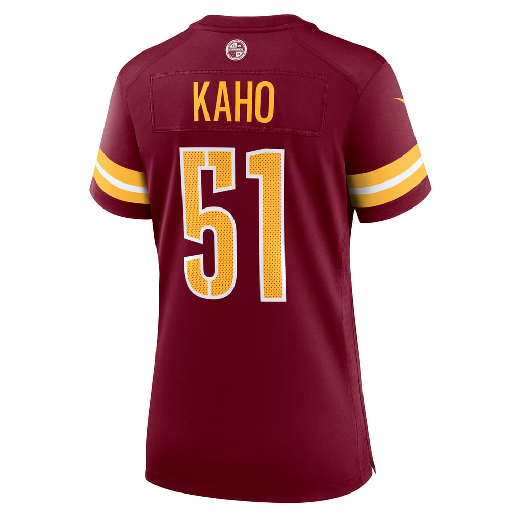 Women's Washington Commanders Ale Kaho Nike  Burgundy Team Game Jersey - Image 4
