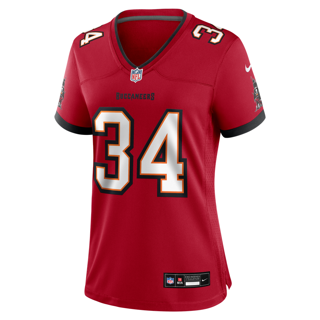 Women's Tampa Bay Buccaneers Alex Anzalone Nike Red Team Game Jersey - Image 7