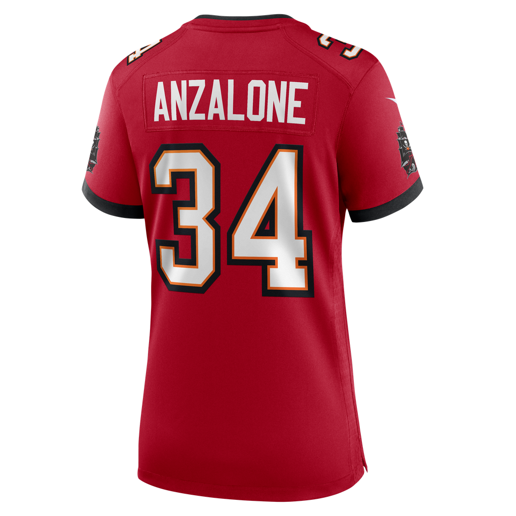 Women's Tampa Bay Buccaneers Alex Anzalone Nike Red Team Game Jersey - Image 8