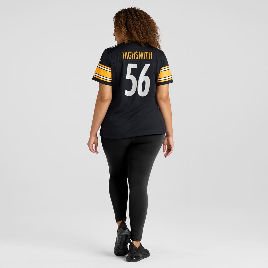 Women's Pittsburgh Steelers Alex Highsmith Nike  Black Team Game Jersey - Image 8