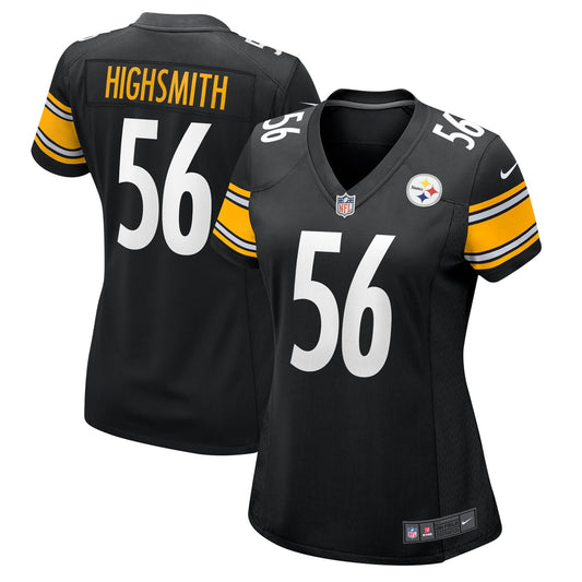 Women's Pittsburgh Steelers Alex Highsmith Nike  Black Team Game Jersey - Image 1