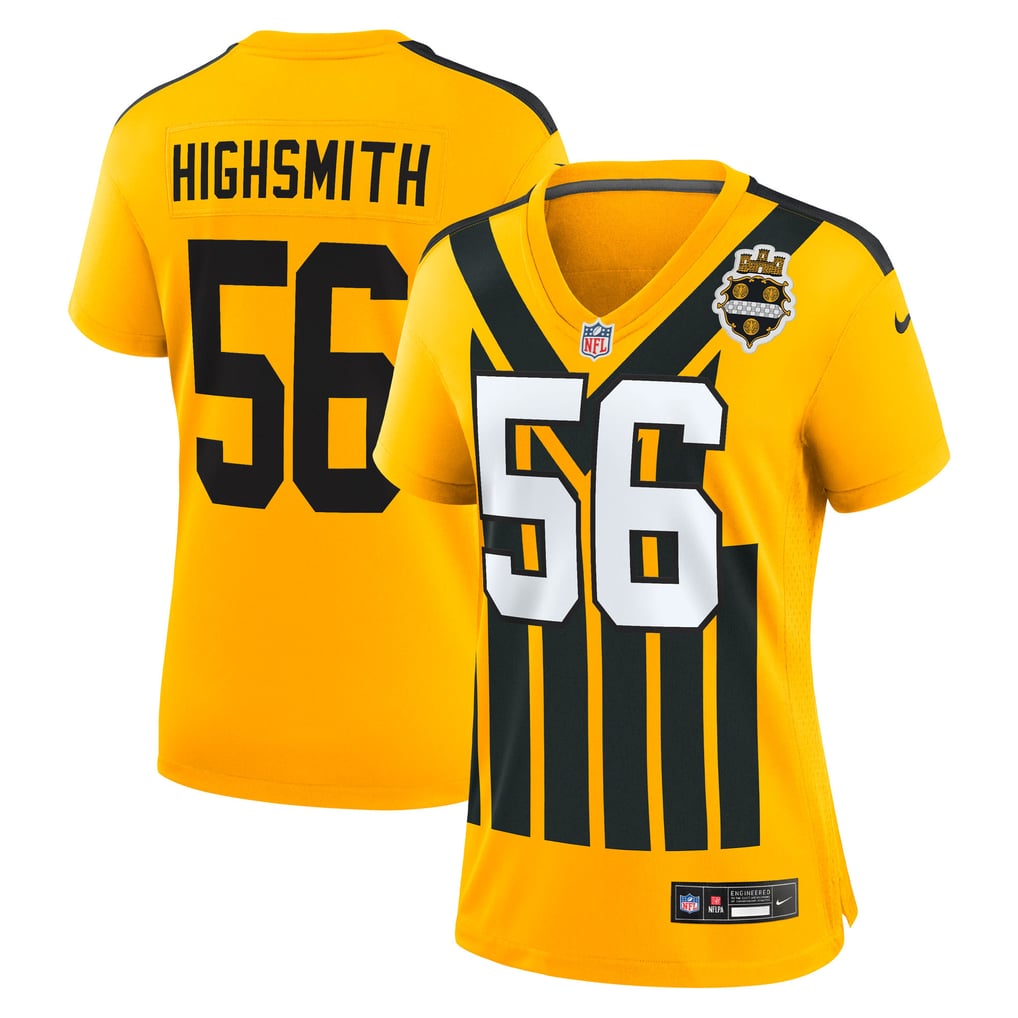 Women's Pittsburgh Steelers Alex Highsmith Nike  Gold Alternate Game Jersey - Image 2