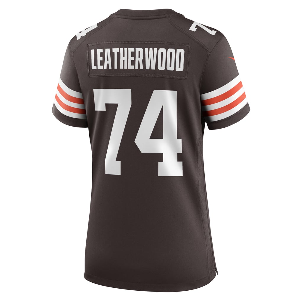 Women's Cleveland Browns Alex Leatherwood Nike Brown Team Game Jersey - Image 4