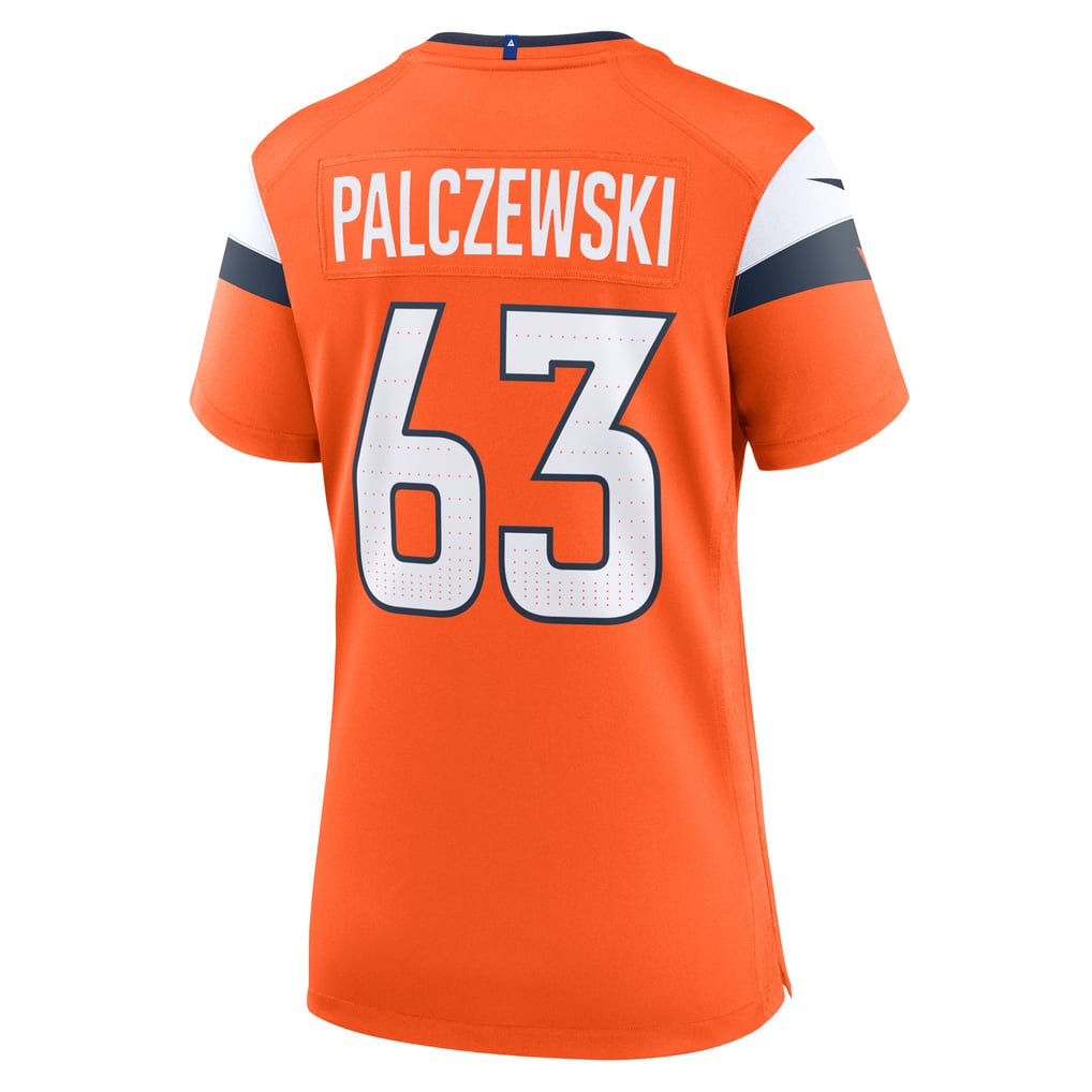 Women's Denver Broncos Alex Palczewski Nike  Orange Team Game Jersey - Image 4