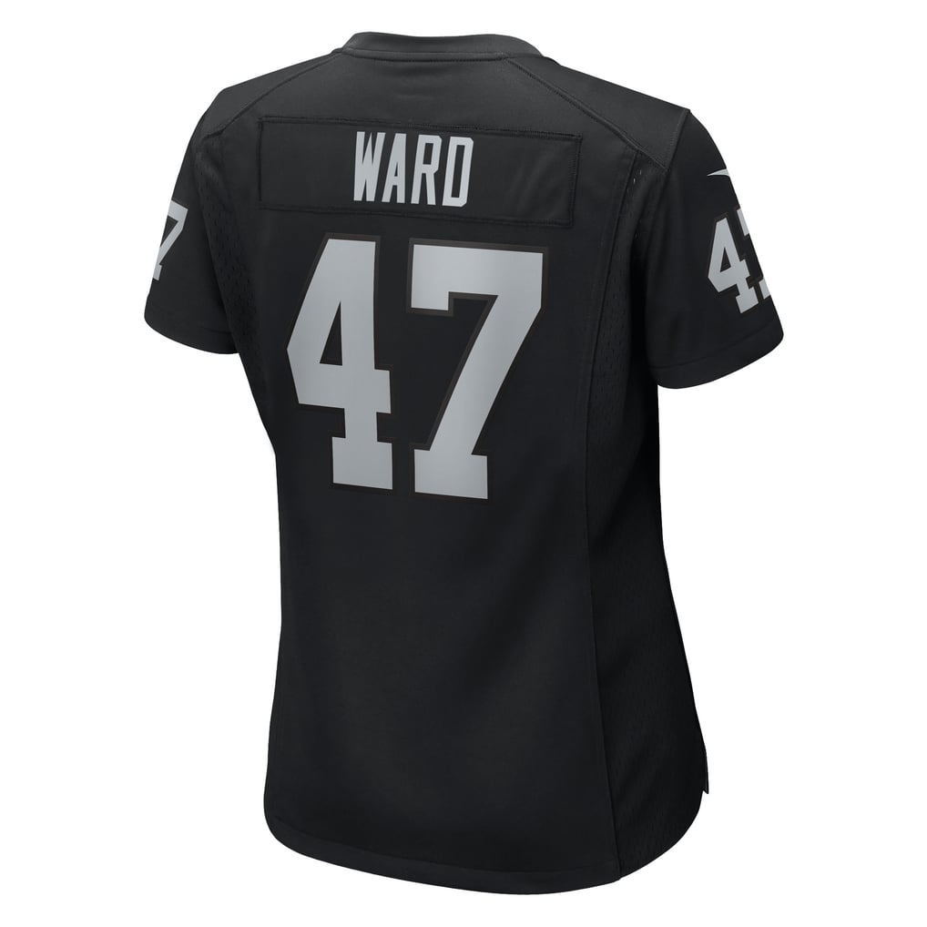 Women's Las Vegas Raiders Alex Ward Nike  Black Team Game Jersey - Image 4
