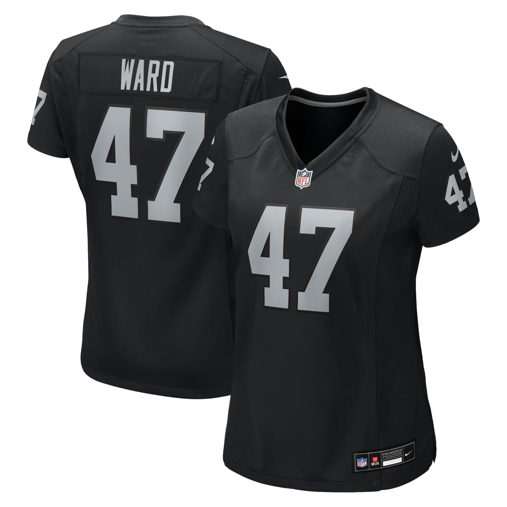 Women's Las Vegas Raiders Alex Ward Nike  Black Team Game Jersey - Image 1