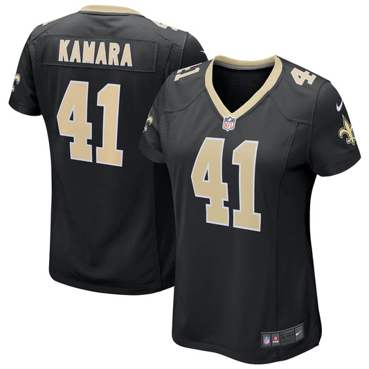 Women's Nike Alvin Kamara Black New Orleans Saints Game Jersey - Image 1