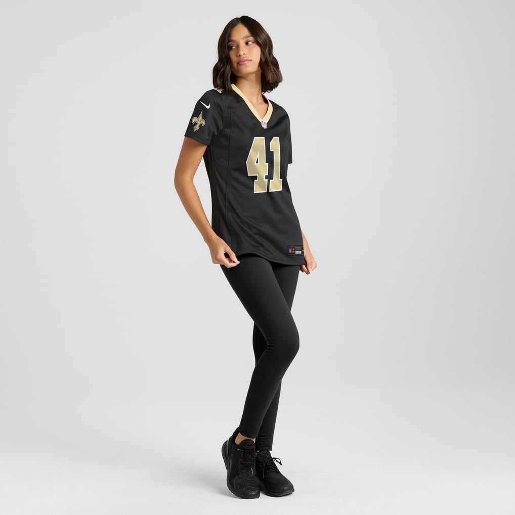 Women's Nike Alvin Kamara Black New Orleans Saints Game Jersey - Image 5