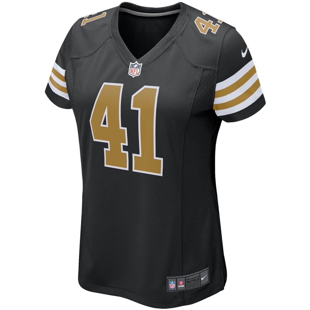 Women's New Orleans Saints Alvin Kamara Nike Black Player Jersey - Image 3