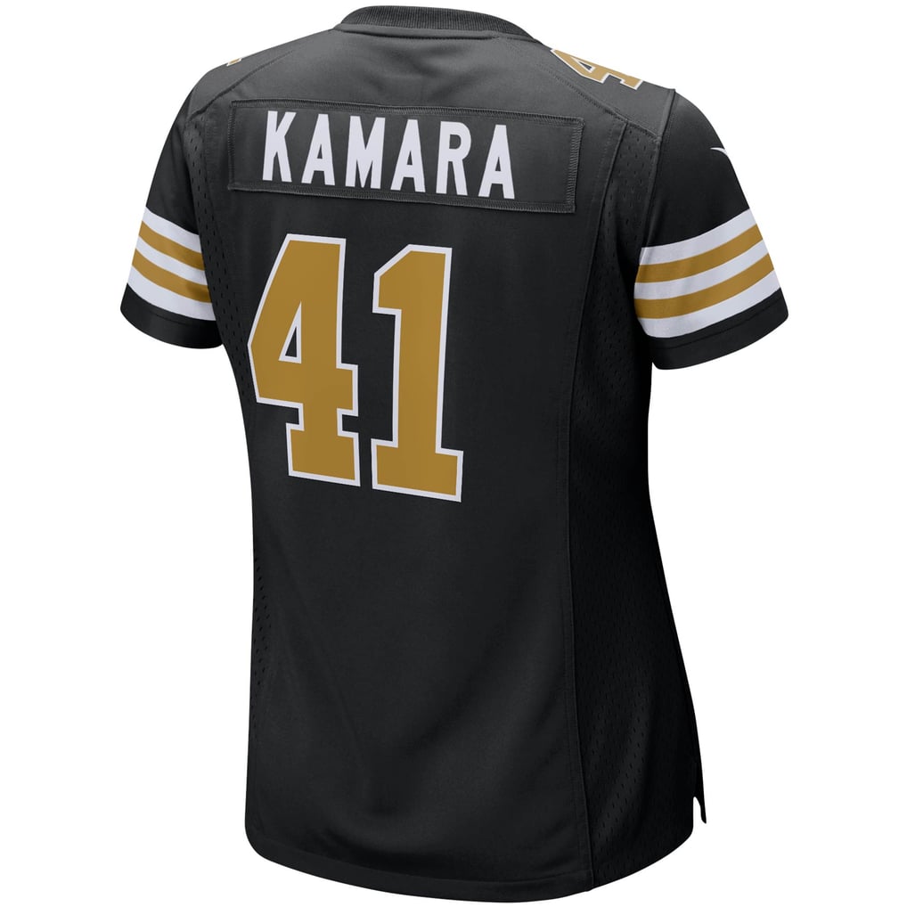 Women's New Orleans Saints Alvin Kamara Nike Black Player Jersey - Image 4