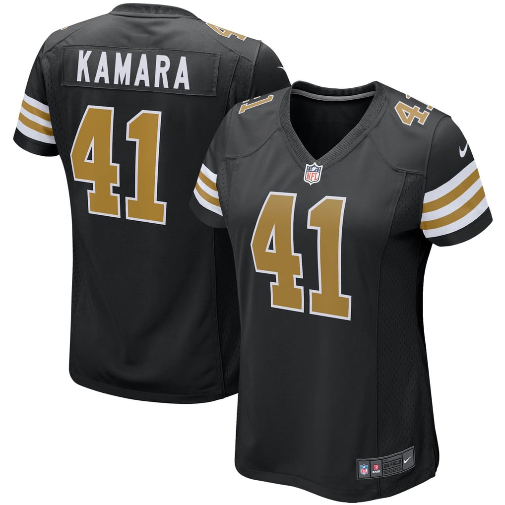 Women's New Orleans Saints Alvin Kamara Nike Black Player Jersey - Image 1
