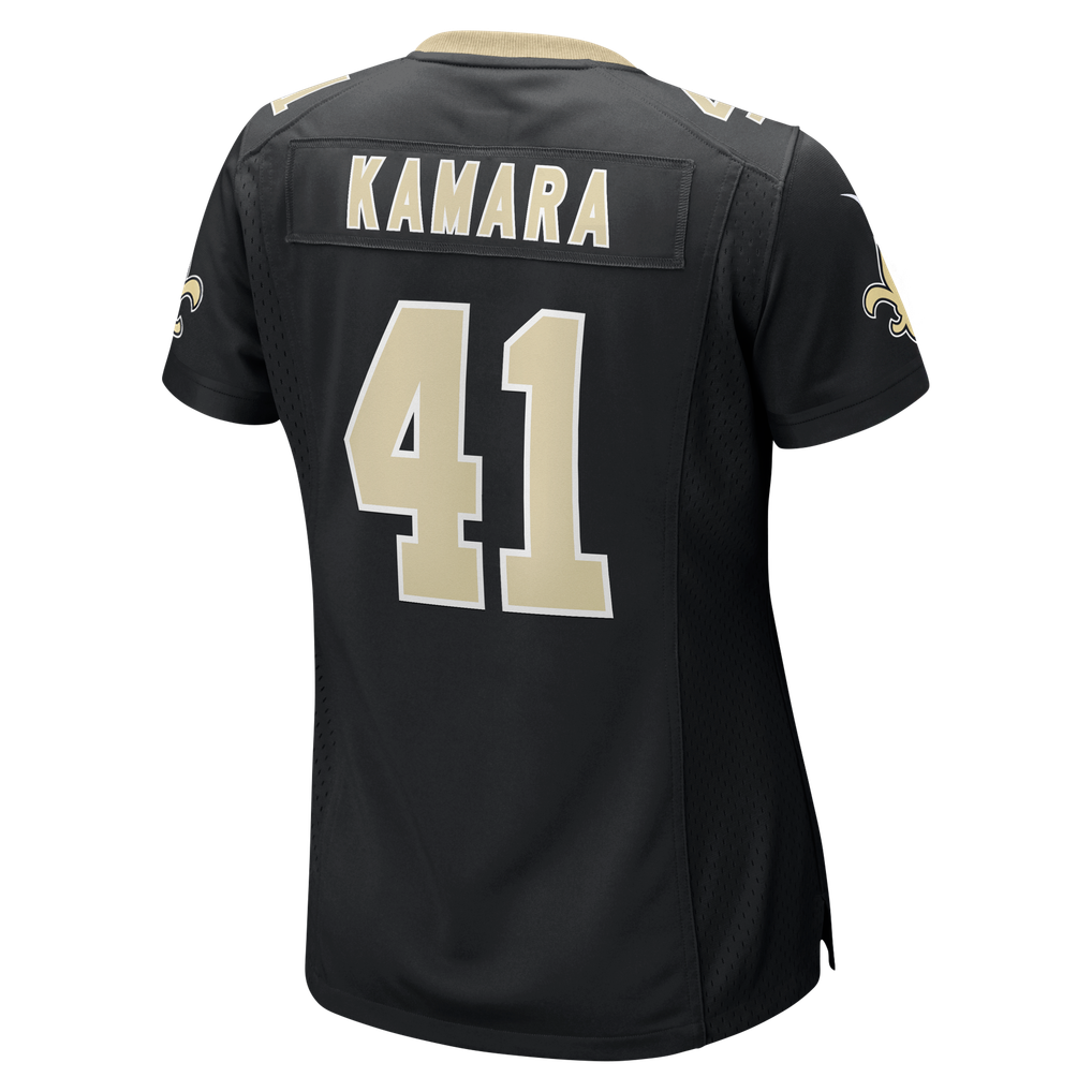 Women's New Orleans Saints Alvin Kamara Nike Black Team 60th Season Game Jersey - Image 8