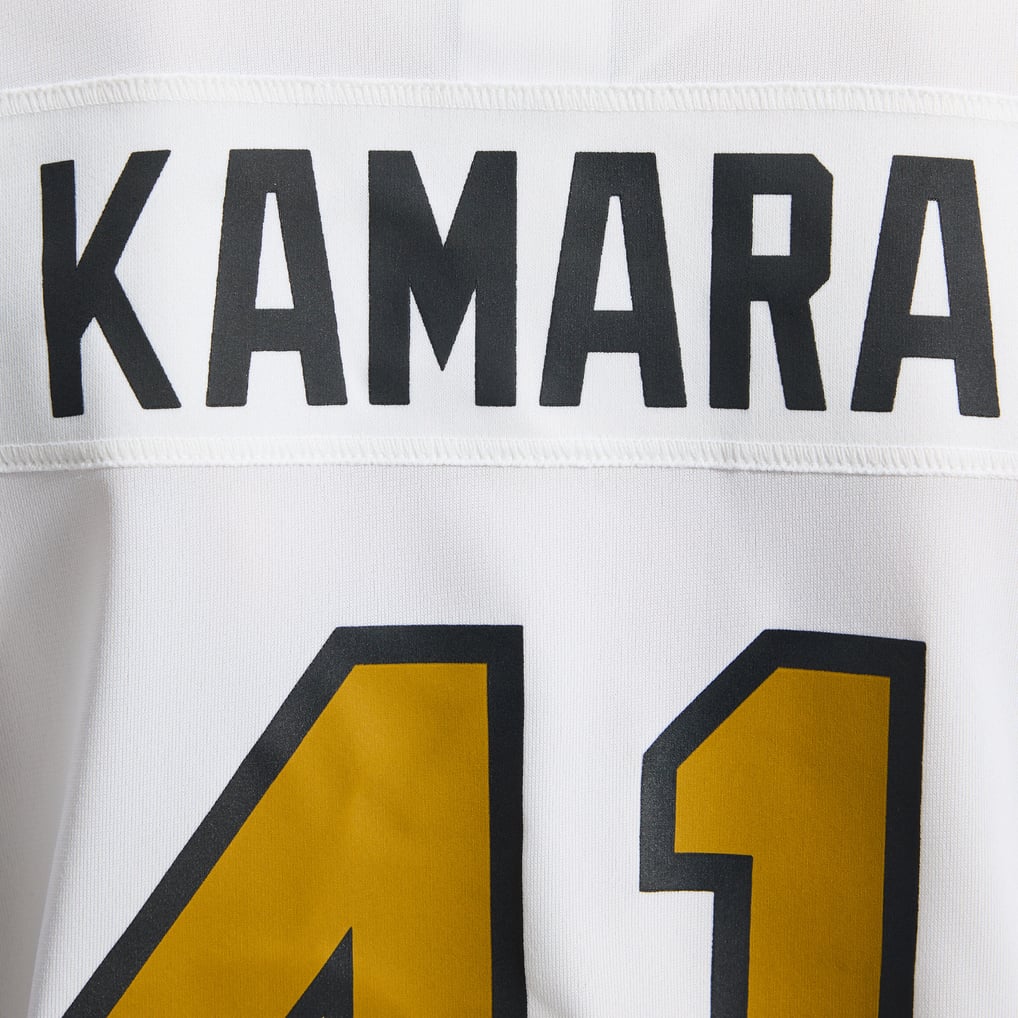 Women's New Orleans Saints Alvin Kamara Nike White Alternate Game Player Jersey - Image 12