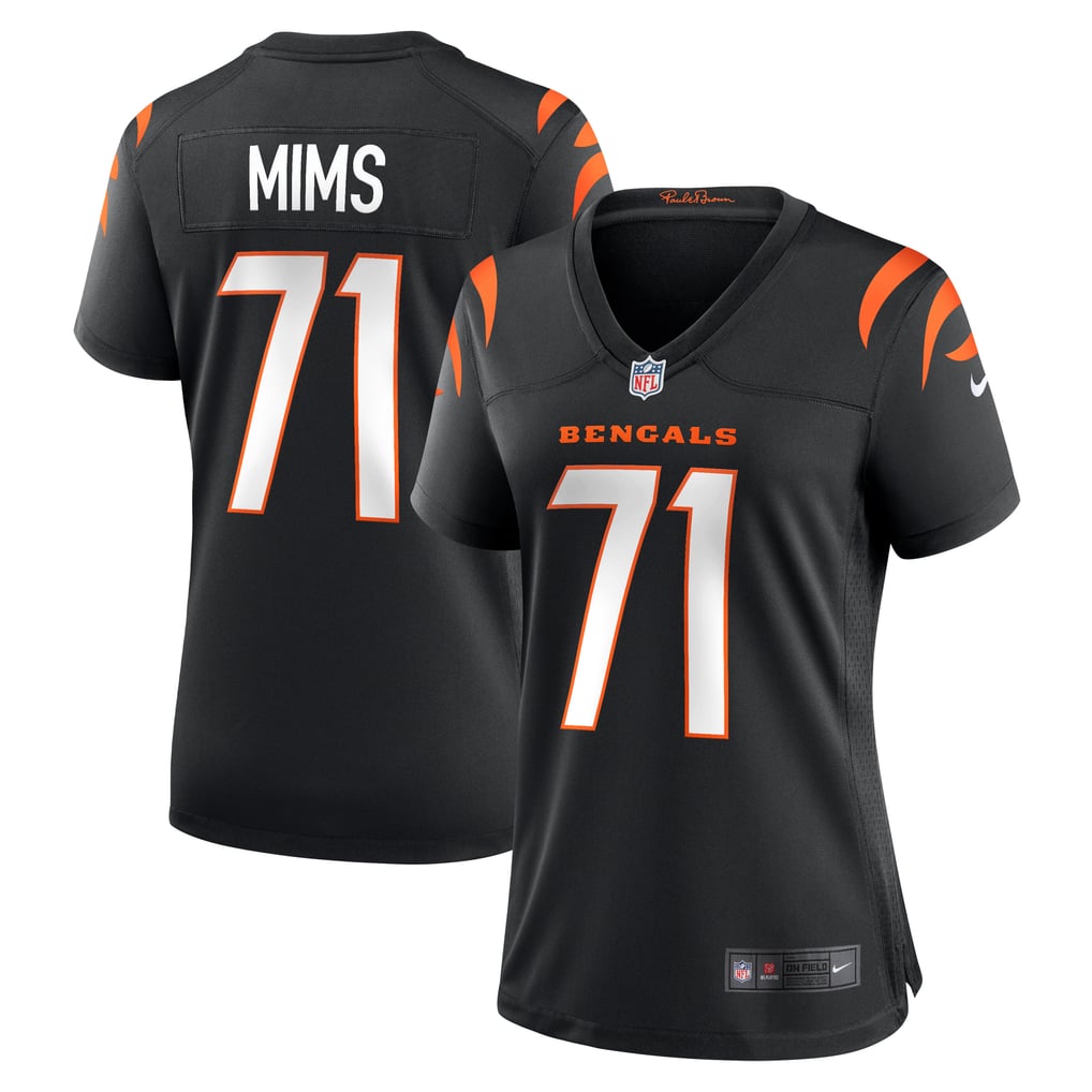 Women's Cincinnati Bengals Amarius Mims Nike Black Game Jersey - Image 2