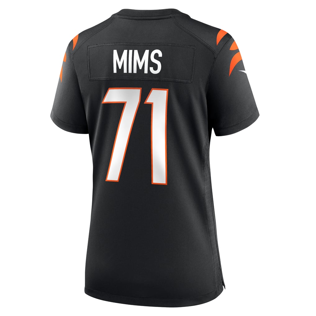 Women's Cincinnati Bengals Amarius Mims Nike Black Game Jersey - Image 4