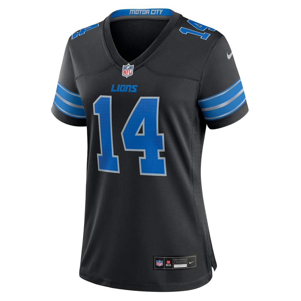 Women's Detroit Lions Amon-Ra St. Brown Nike Black 2nd Alternate Game Jersey - Image 3