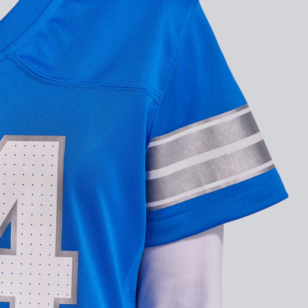 Women's Detroit Lions Amon-Ra St. Brown Nike Blue Team Game Jersey - Image 13