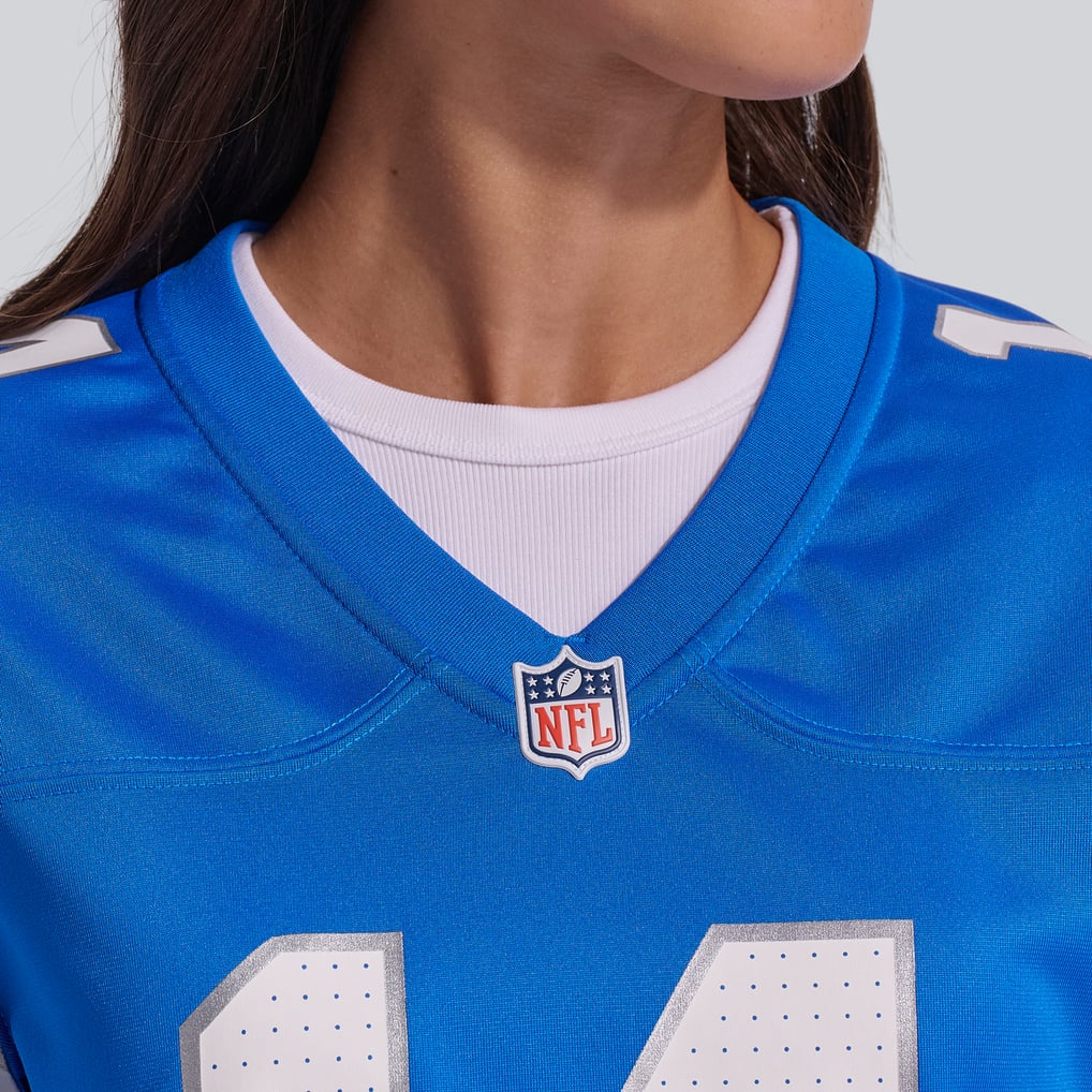 Women's Detroit Lions Amon-Ra St. Brown Nike Blue Team Game Jersey - Image 9