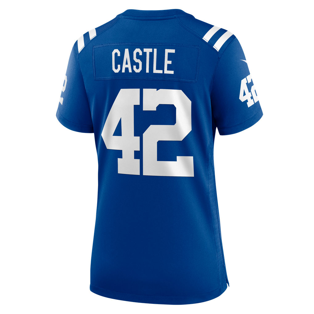 Women's Indianapolis Colts Anderson Castle Nike Royal Team Game Jersey - Image 8