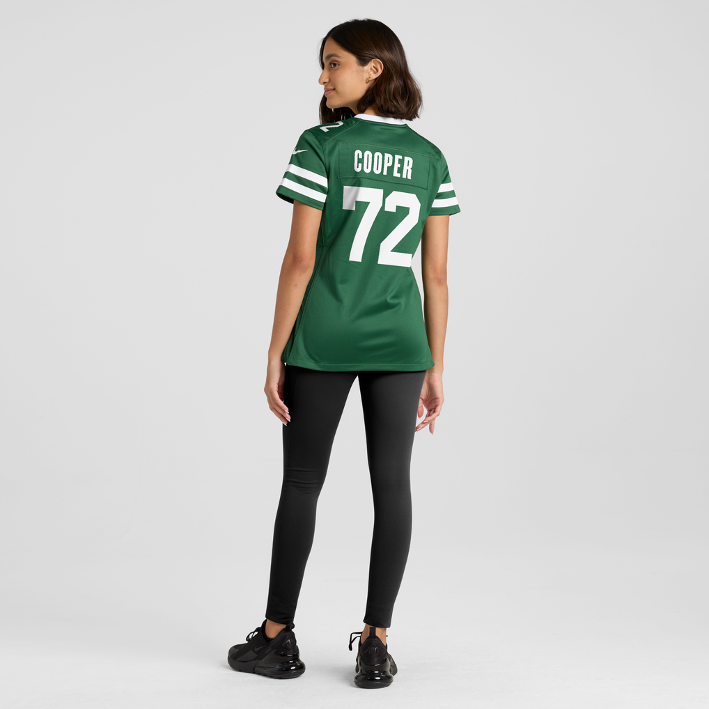 Women's New York Jets Anez Cooper Nike Legacy Green Team Game Jersey - Image 4