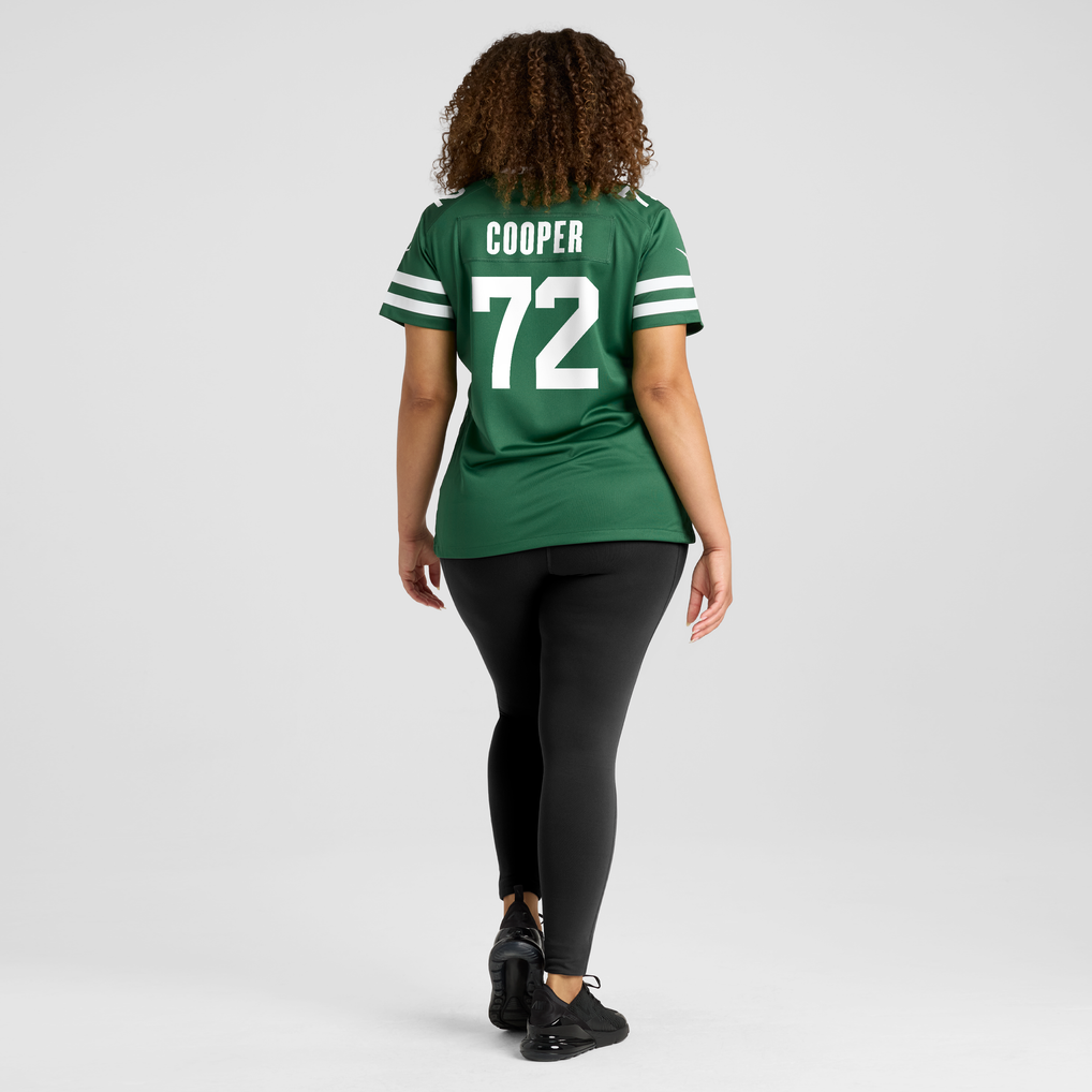 Women's New York Jets Anez Cooper Nike Legacy Green Team Game Jersey - Image 6
