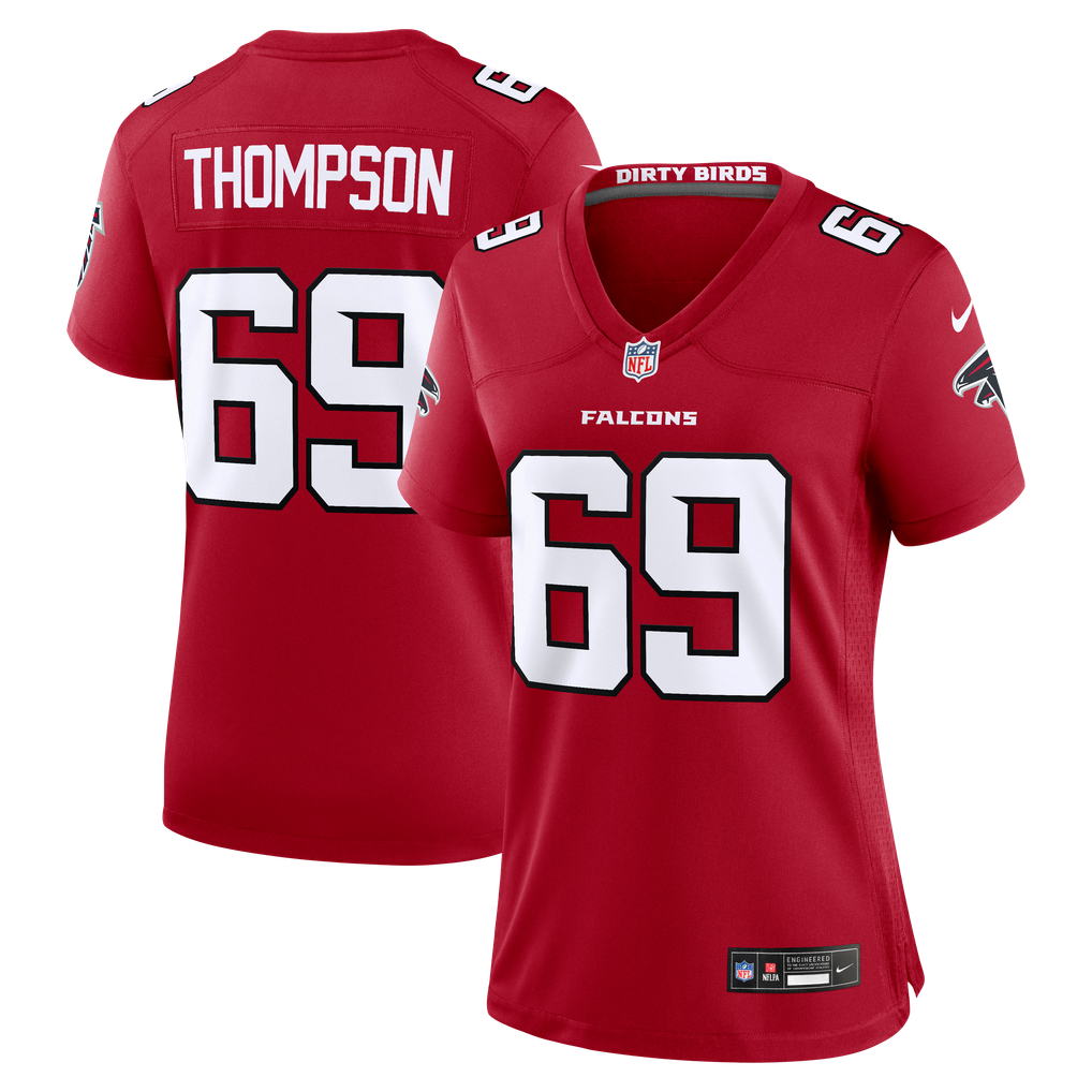 Women's Atlanta Falcons Anterio Thompson Nike Red Team Game Jersey