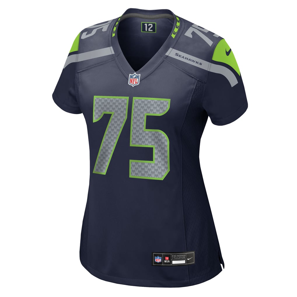 Women's Seattle Seahawks Anthony Bradford Nike  College Navy Team Game Jersey - Image 3