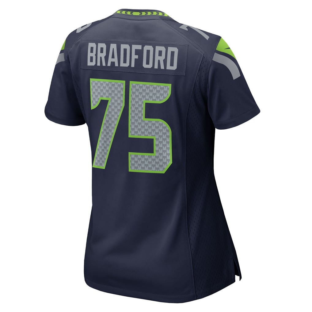 Women's Seattle Seahawks Anthony Bradford Nike  College Navy Team Game Jersey - Image 4
