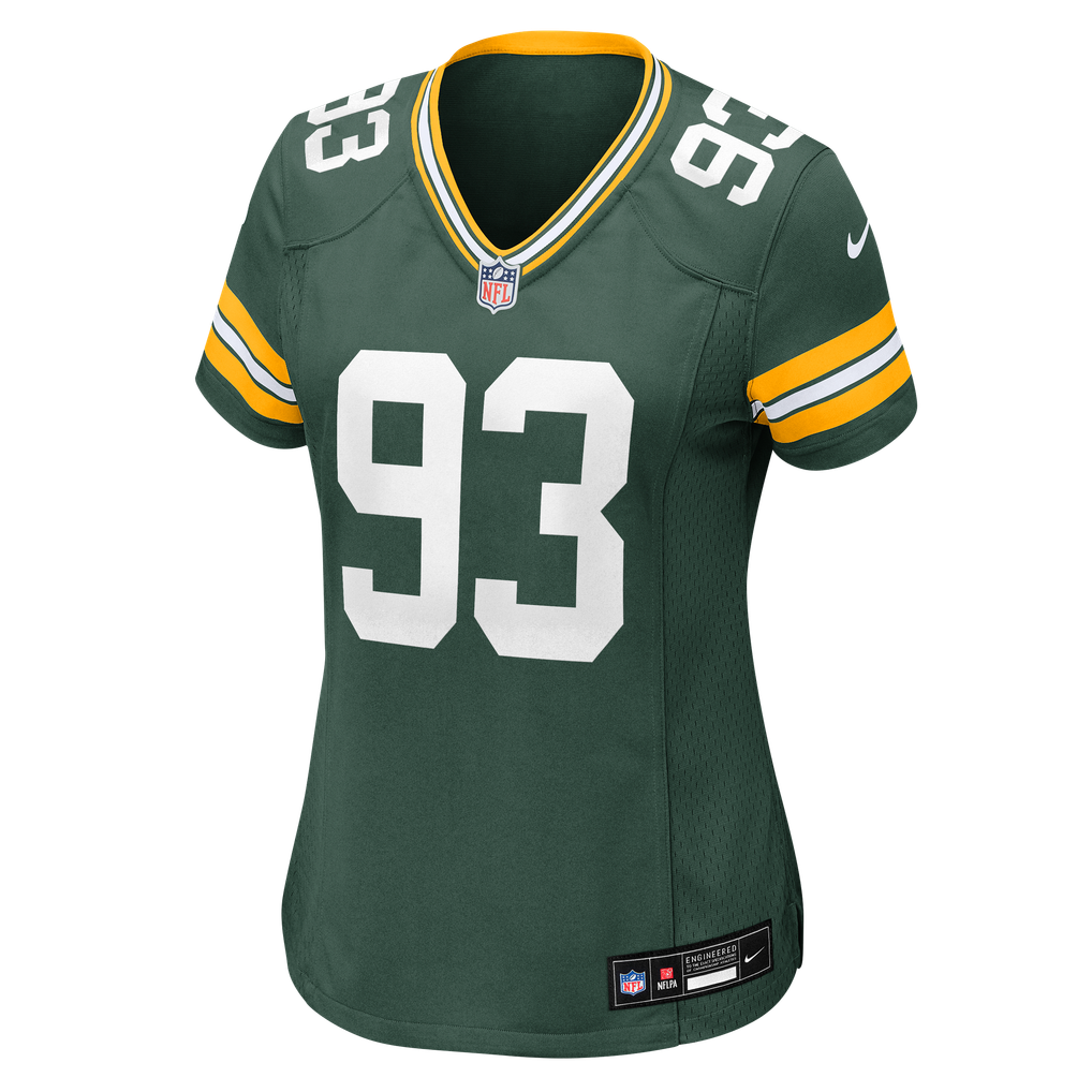 Women's Green Bay Packers Anthony Campbell Nike Green Team Game Jersey - Image 5