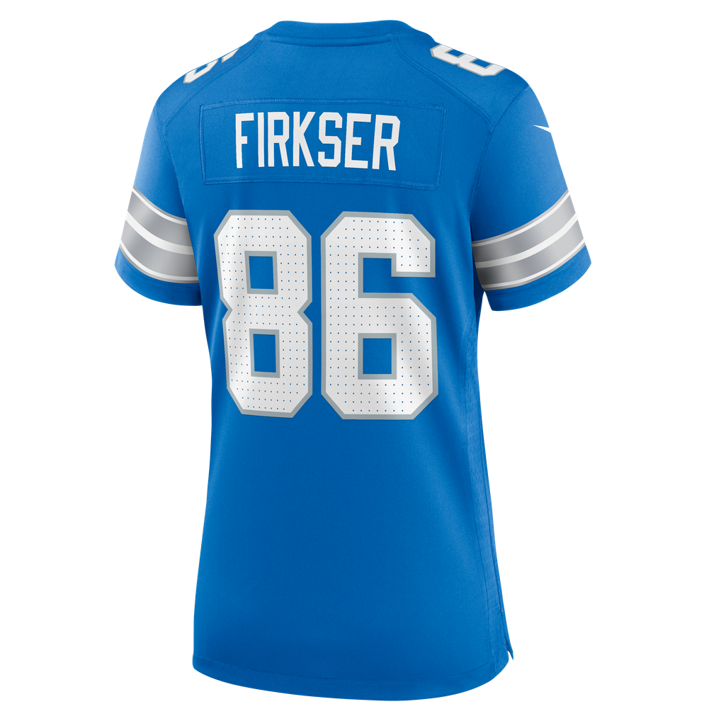Women's Detroit Lions Anthony Firkser Nike  Blue Team Game Jersey - Image 4