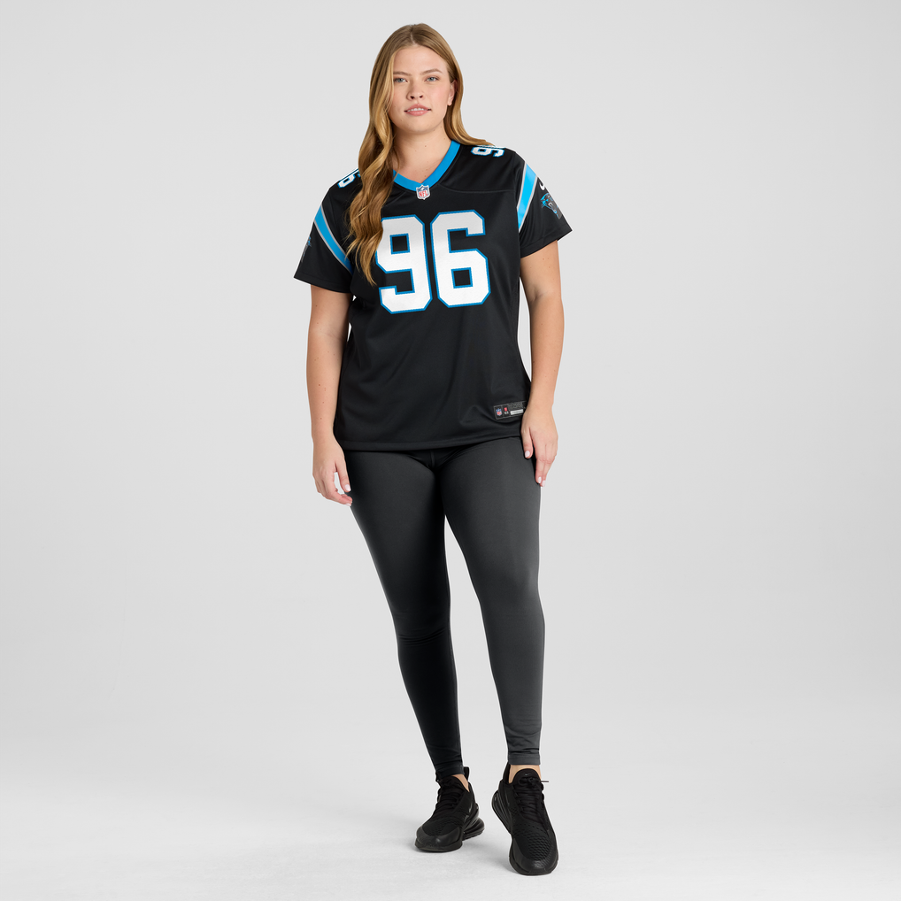 Women's Carolina Panthers Anthony Goodlow Nike Black Team Game Jersey - Image 5