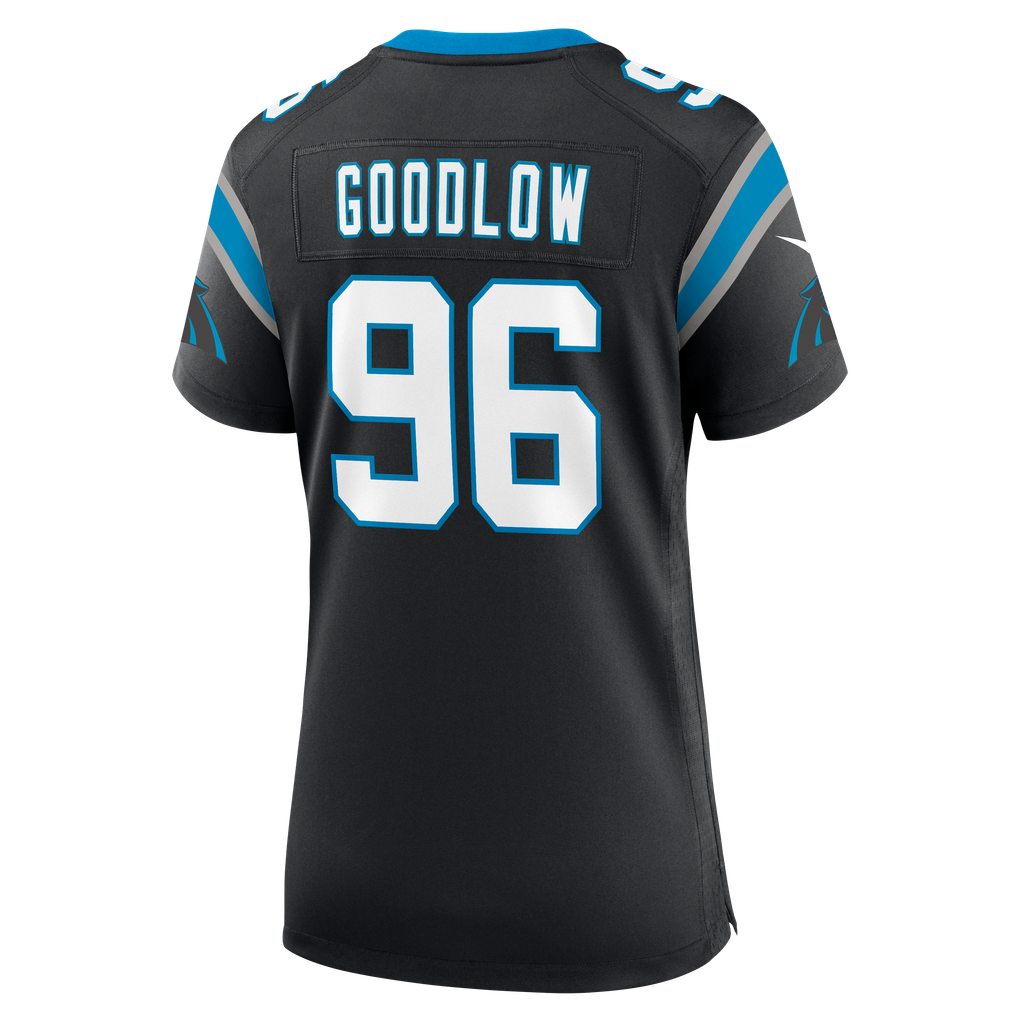 Women's Carolina Panthers Anthony Goodlow Nike Black Team Game Jersey - Image 8