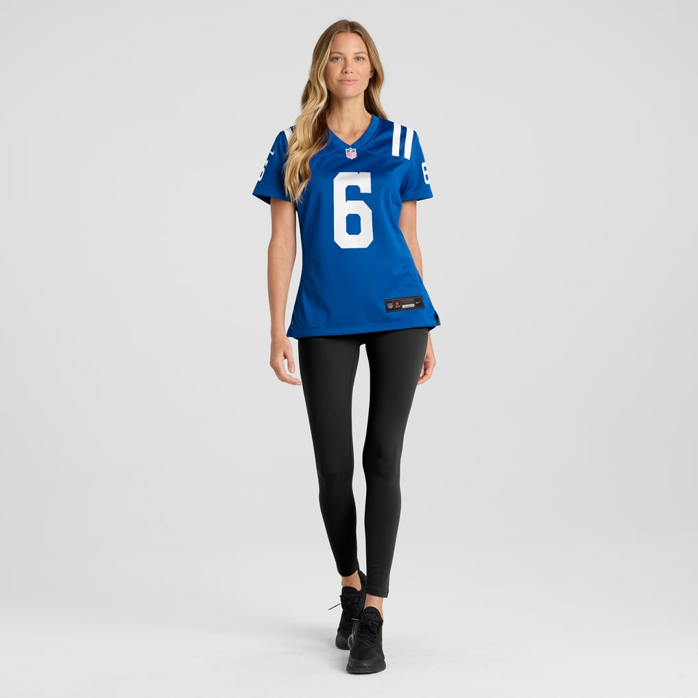 Women's Indianapolis Colts Anthony Gould Nike  Royal Game Jersey - Image 5