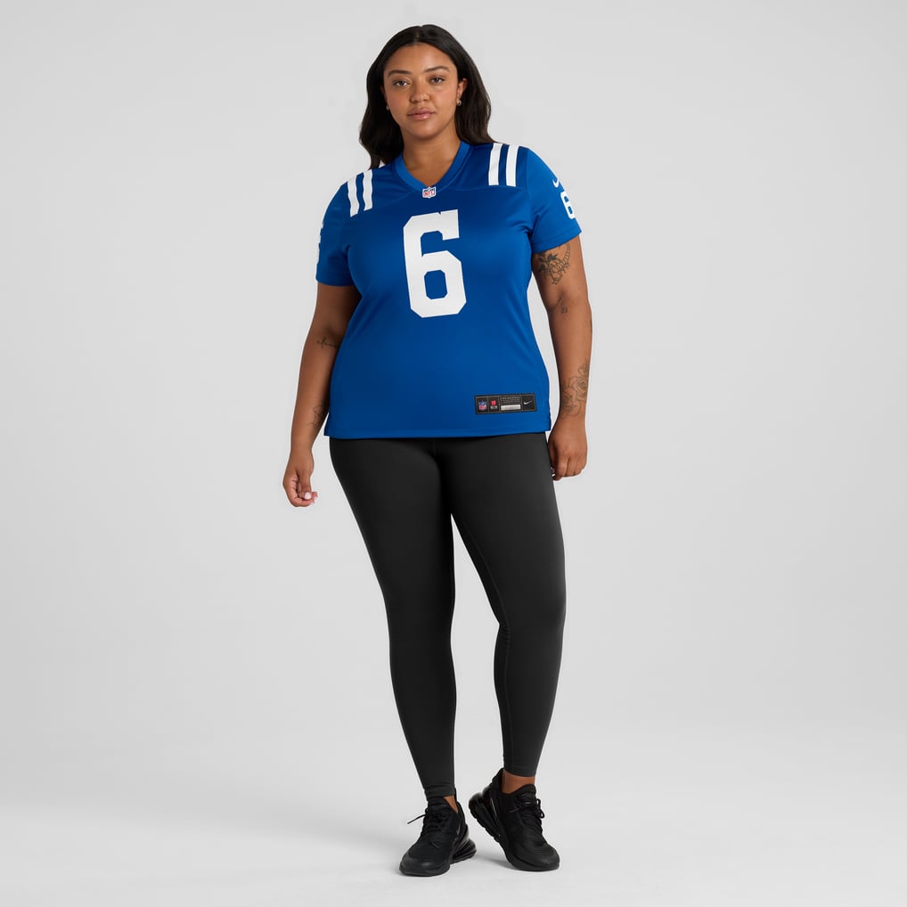 Women's Indianapolis Colts Anthony Gould Nike  Royal Game Jersey - Image 7