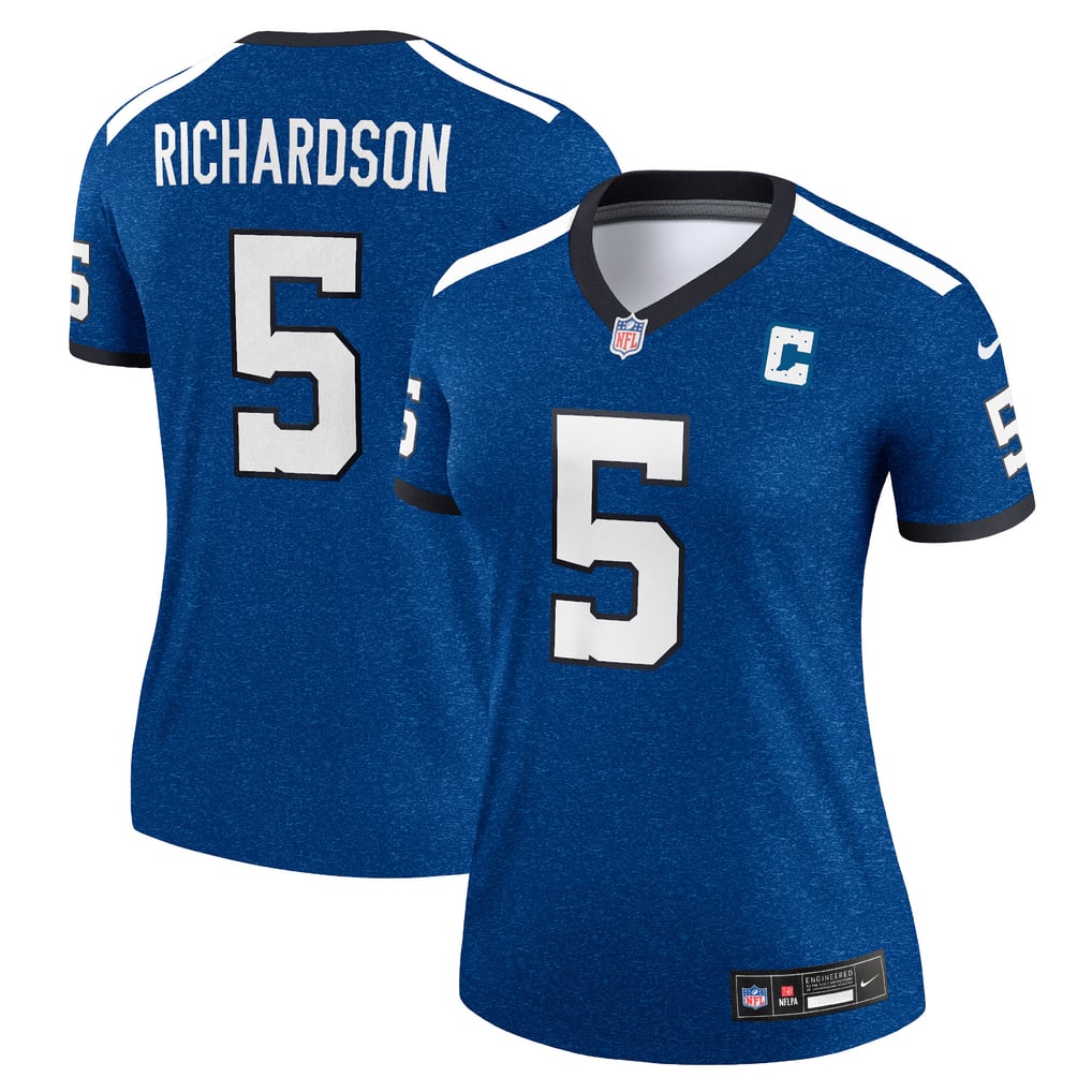 Women's Indianapolis Colts Anthony Richardson Nike  Royal Alternate Legend Player Performance Top - Image 2