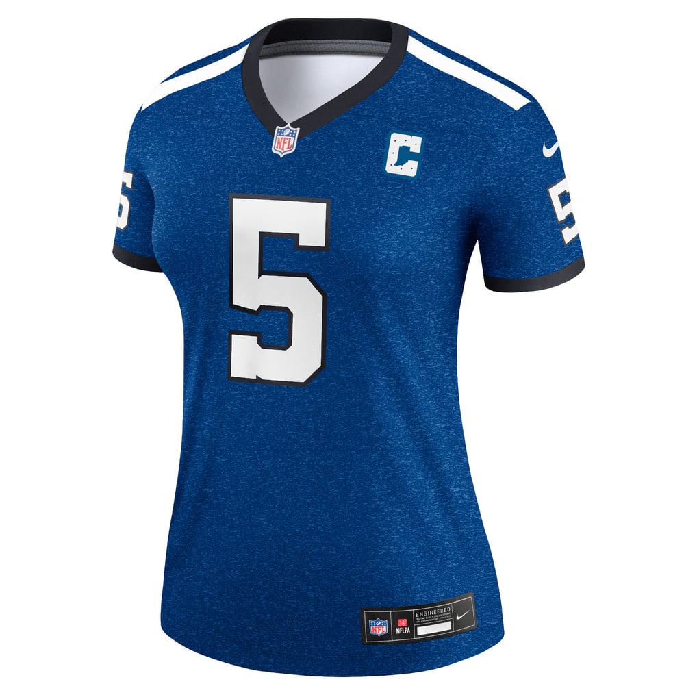 Women's Indianapolis Colts Anthony Richardson Nike  Royal Alternate Legend Player Performance Top - Image 3