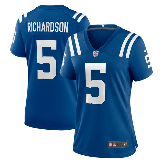 Women's Indianapolis Colts Anthony Richardson Sr. Nike Royal Team Game Jersey - Image 1