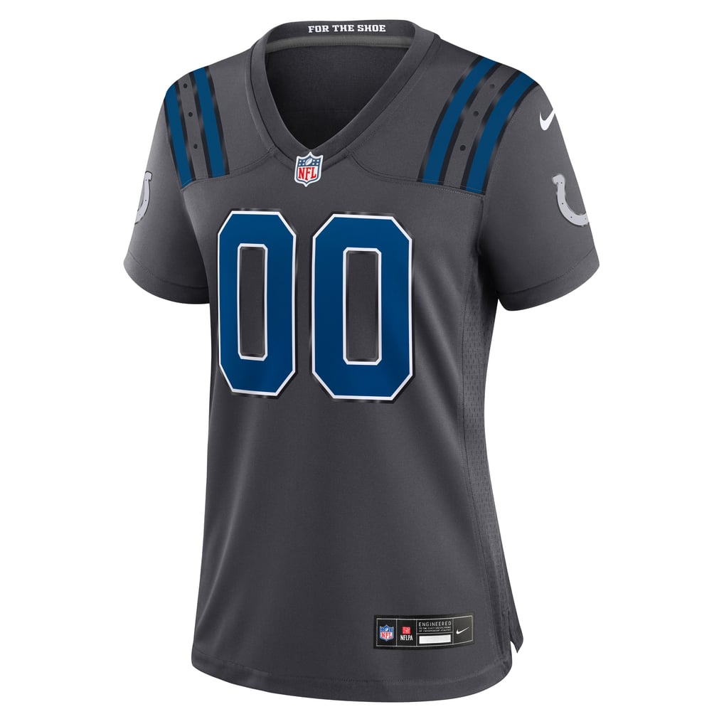 Women's Indianapolis Colts  Nike Anthracite 2026 Rivalries Collection Game Custom Jersey - Image 3