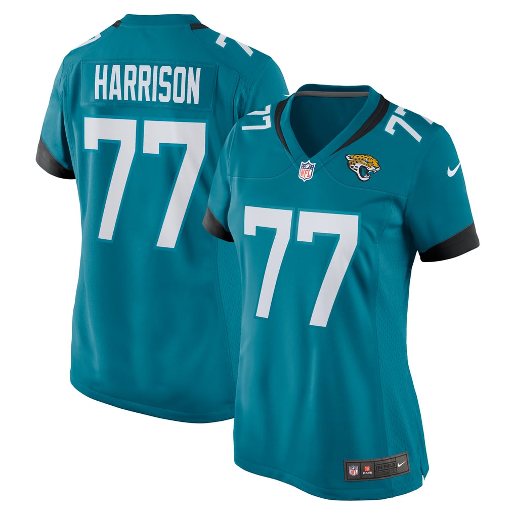 Women's Jacksonville Jaguars Anton Harrison Nike  Teal Team Game Jersey - Image 2