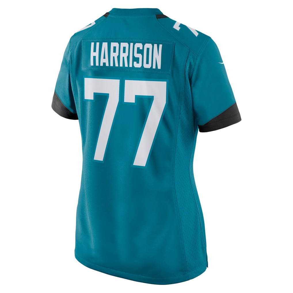 Women's Jacksonville Jaguars Anton Harrison Nike  Teal Team Game Jersey - Image 4