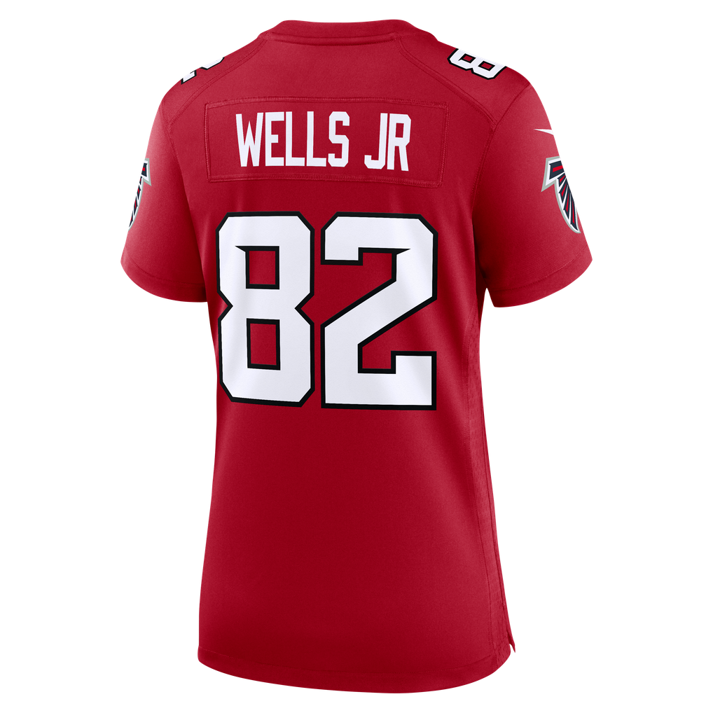 Women's Atlanta Falcons Antwane Wells Jr. Nike Red Team Game Jersey